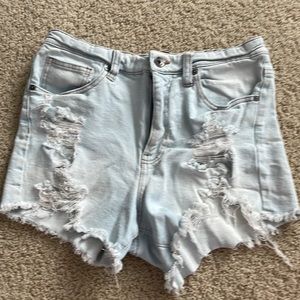 Denim shorts